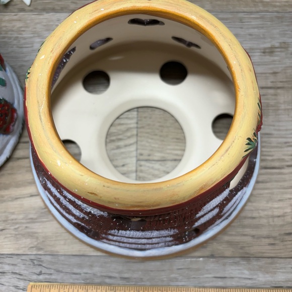 Kathy Hatch Collection "Sugar Maple" Ceramic Jar Candle Holder - Picture 4 of 15